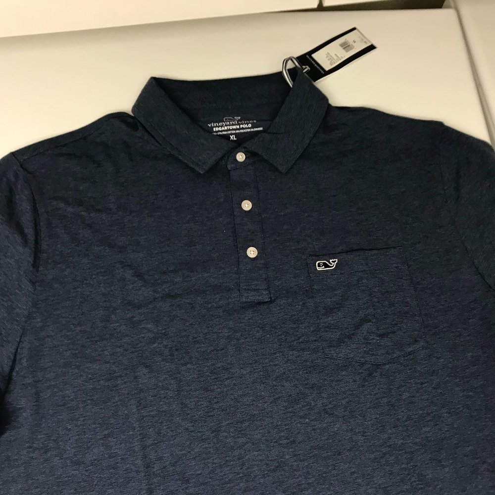 Vineyard Vines Dark Blue Polo Shirt (Brand New) XL